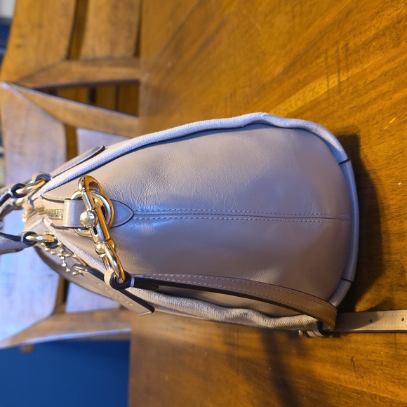 Coach Badge Jacquard Elise Satchel. - Picture 3 of 16